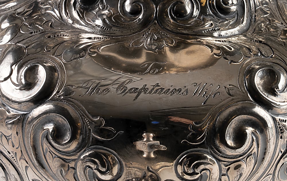 Wilbert Robinson Baltimore Orioles Championship Presentation Silver Tea Set