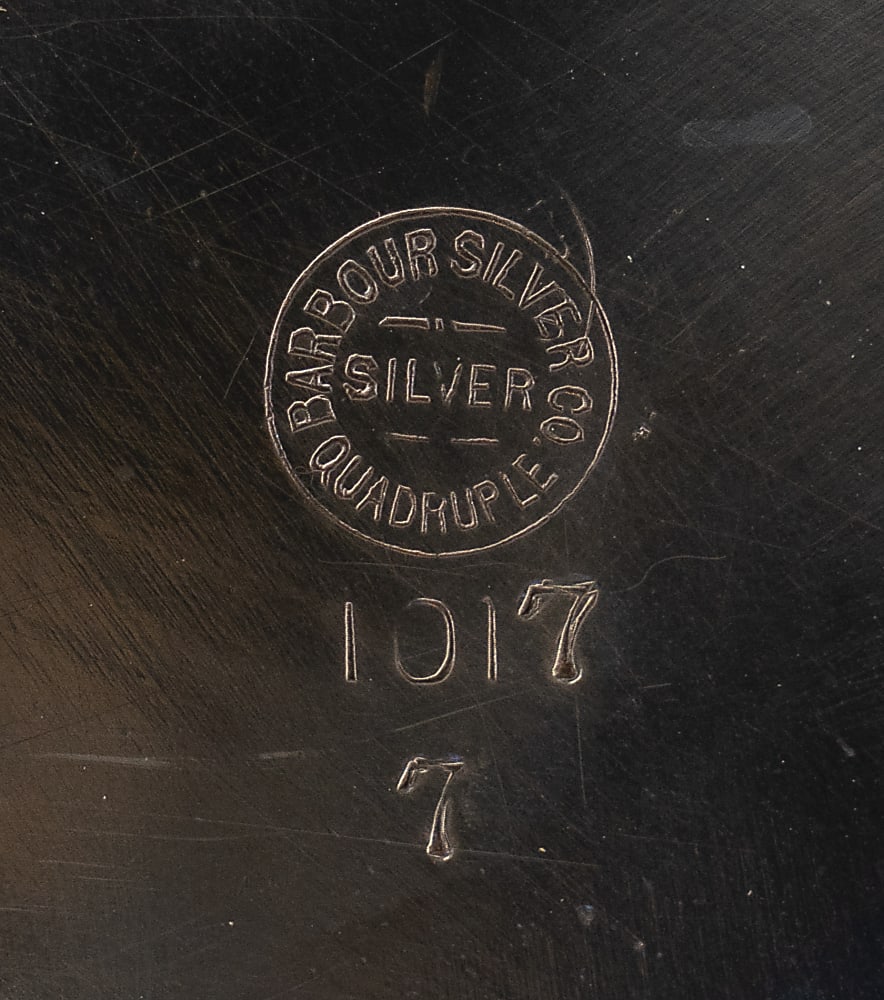 Wilbert Robinson Baltimore Orioles Championship Presentation Silver Tea Set