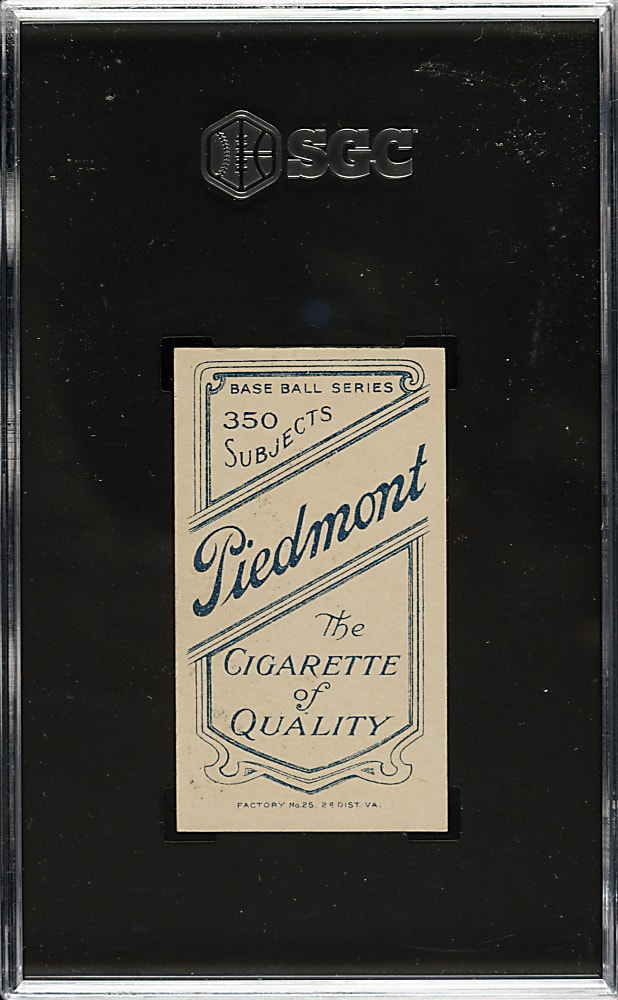 1909-1911 T206 White Background Frank Smith Chicago White Cap SGC EX/NM 6