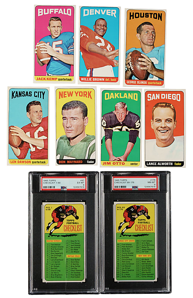 1965 Topps Football Complete Set (176)