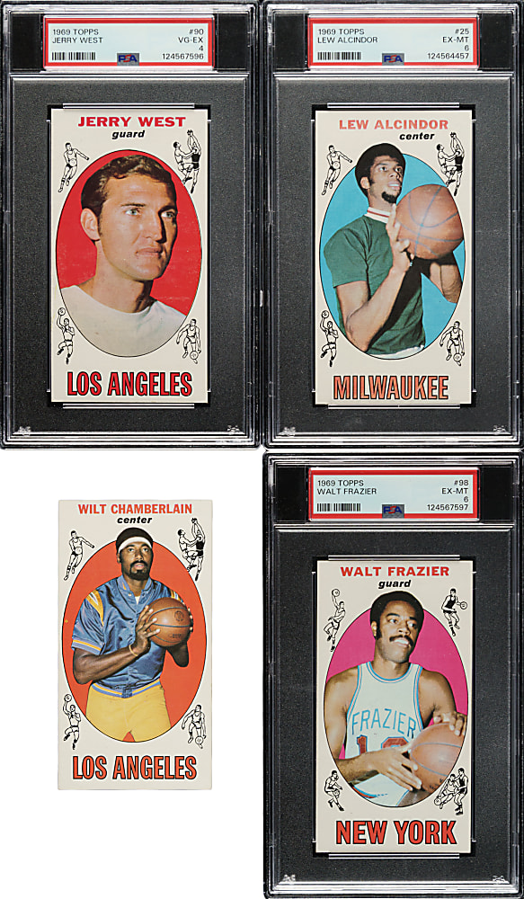 1969-1970 Topps Basketball Complete Set (99) Including #25 Lew Alcindor Rookie PSA EX-MT 6