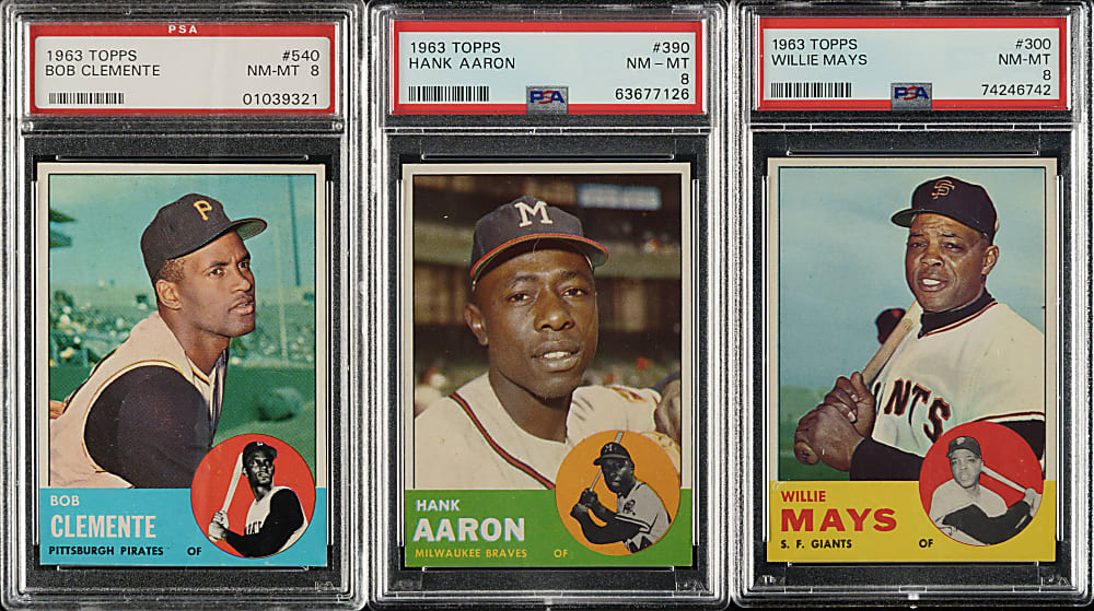 1963 Topps Near-Complete Master Set (580/583) with 79 Graded Cards