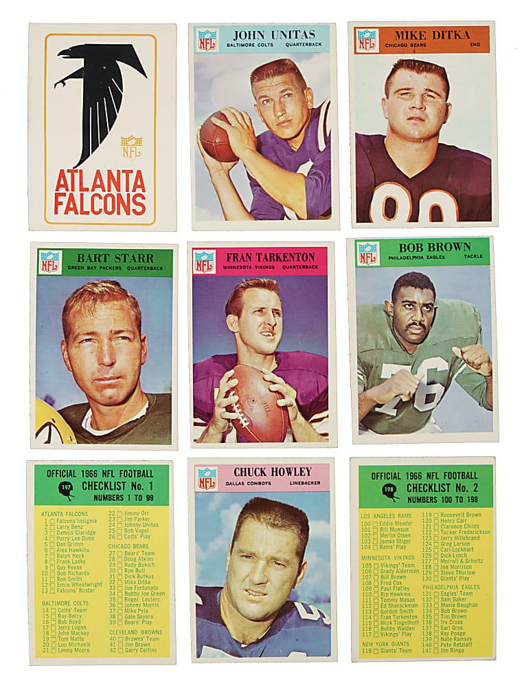 1966 Philadelphia Football Complete Set (198)