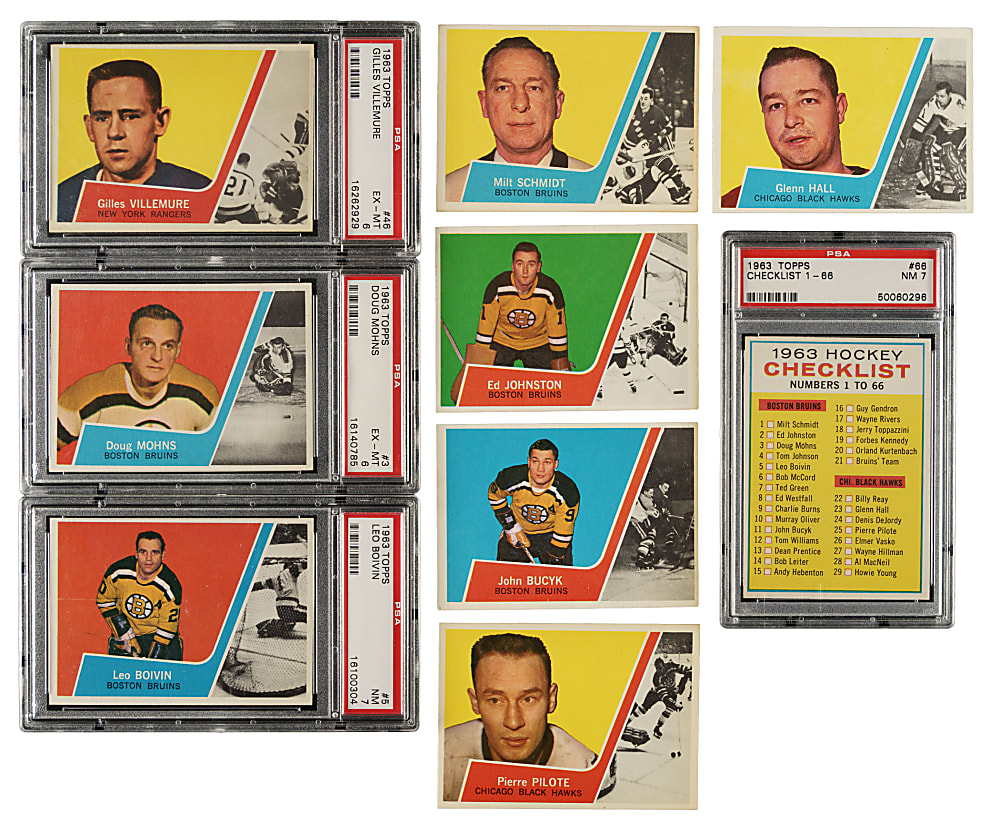 1963-1964 Topps Hockey Complete Set (66)