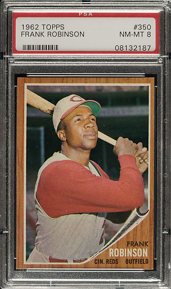 1962 Topps #350 Frank Robinson PSA NM-MT 8