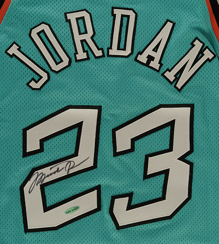 1996 Michael Jordan Signed All-Star Game Pro Cut Jersey - Upper Deck and JSA
