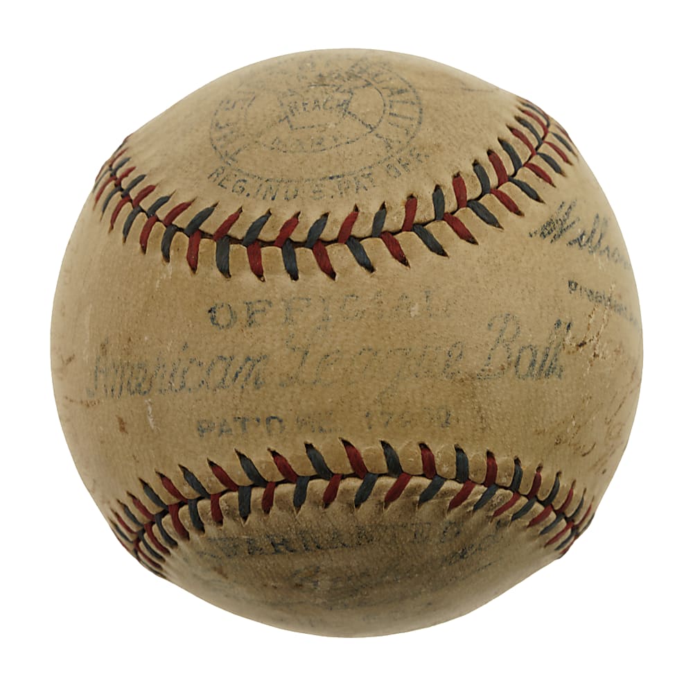 1931 New York Yankees Team-Signed Baseball with Babe Ruth and Lou Gehrig - JSA