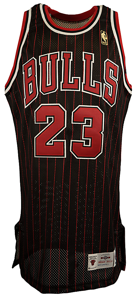 Michael Jordan Signed Chicago Bulls Jersey - Upper Deck and JSA