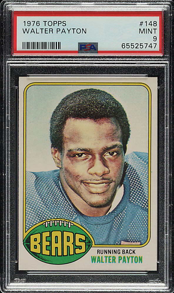 1976 Topps Football #148 Walter Payton Rookie PSA MINT 9