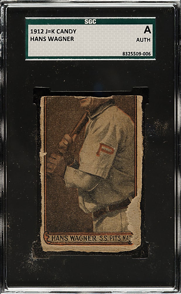 1912 J=K Candy Honus Wagner Batting Type 2