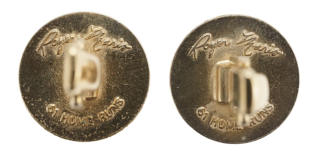 Circa 1961 Roger Maris 61 Home Run Cufflinks