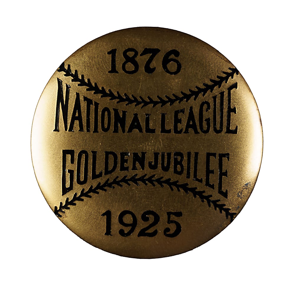 1925 National League "Golden Jubilee" Baseball Pass