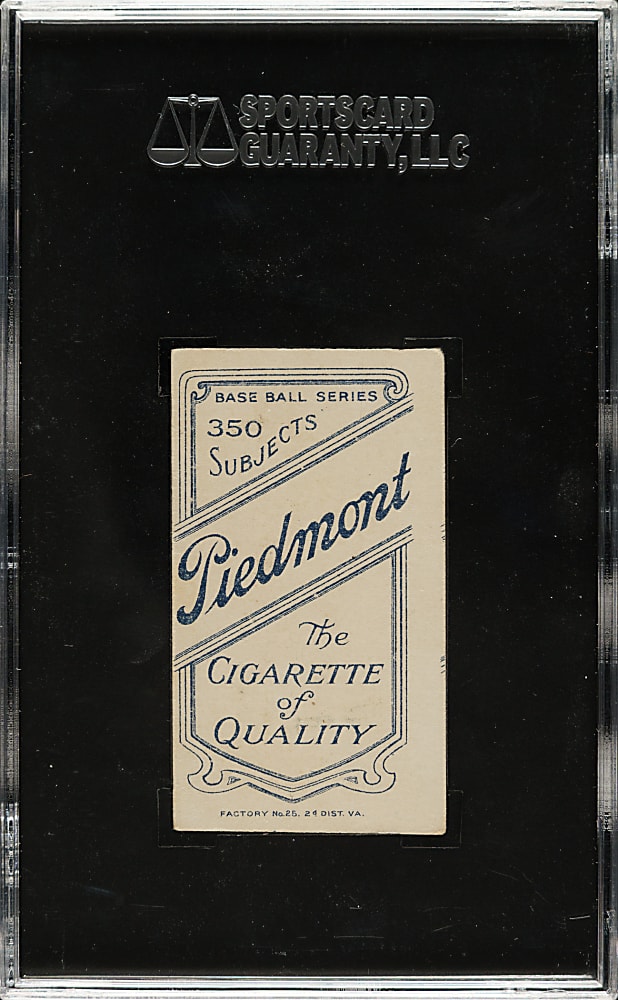 1909-1911 T206 White Border Johnny Evers with Bat, Chicago on Shirt SGC VG/EX+ 55