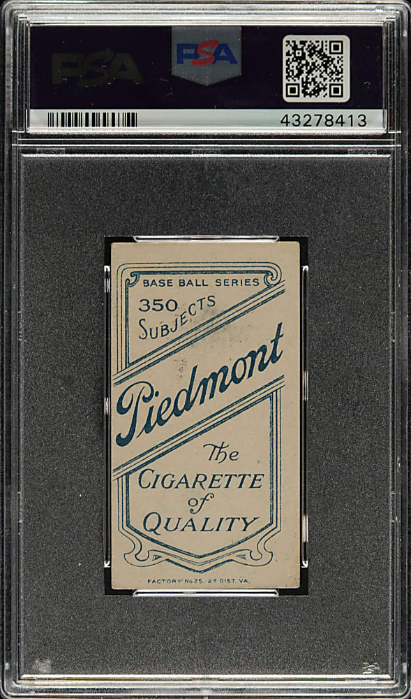 1909-1911 T206 White Border Chief Bender Portrait PSA EX 5