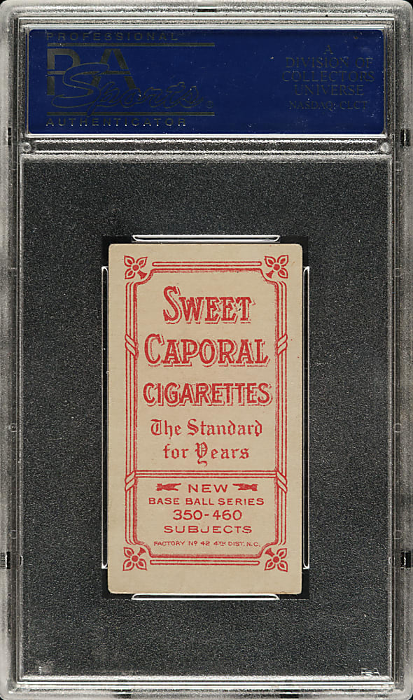 1909-1911 T206 White Border Mordecai Brown Chicago on Shirt PSA VG-EX 4