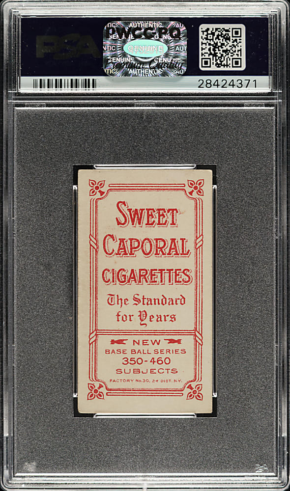 1909-1911 T206 White Border Frank Chance Batting PSA VG-EX 4