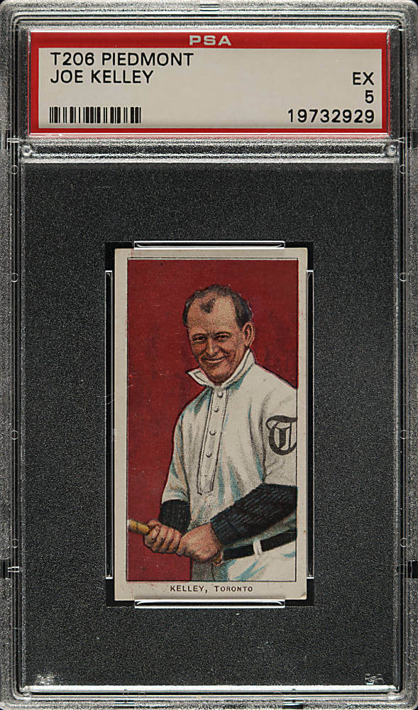 1909-1911 T206 White Border Joe Kelley PSA EX 5