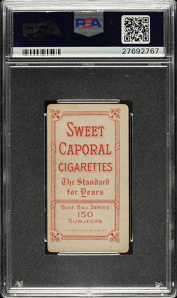 1909-1911 T206 White Border Ty Cobb Portrait Green Background PSA FAIR 1.5