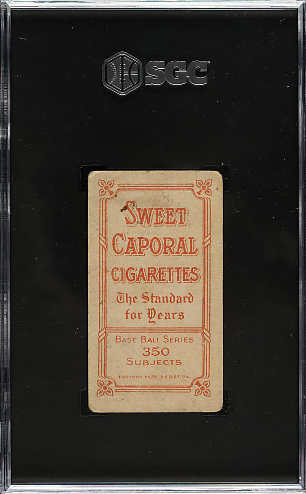 1909-1911 T206 White Border Ty Cobb Bat Off Shoulder SGC VG 3