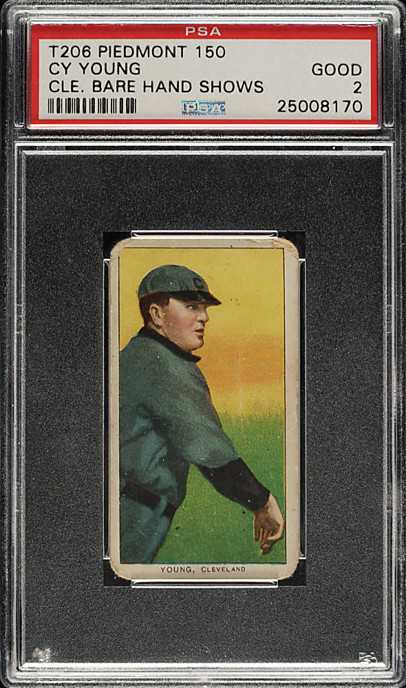 1909-1911 T206 White Border Cy Young Bare Hand Shows PSA GOOD 2