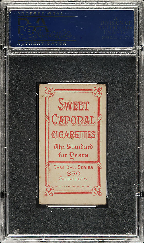 1909-1911 T206 White Border Tris Speaker Rookie PSA VG-EX 4