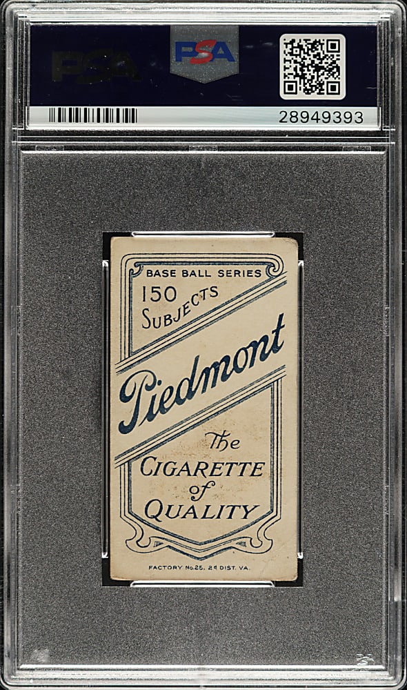 1909-1911 T206 White Border Carl Lundgren Chicago PSA VG-EX 4