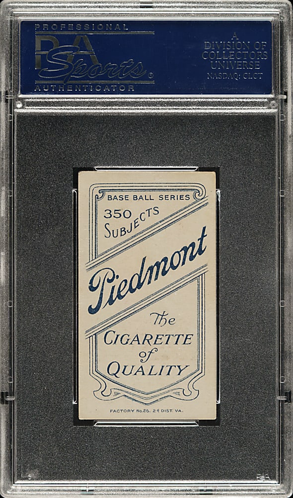 1909-1911 T206 White Border Miller Huggins Portrait PSA EX-MT 6