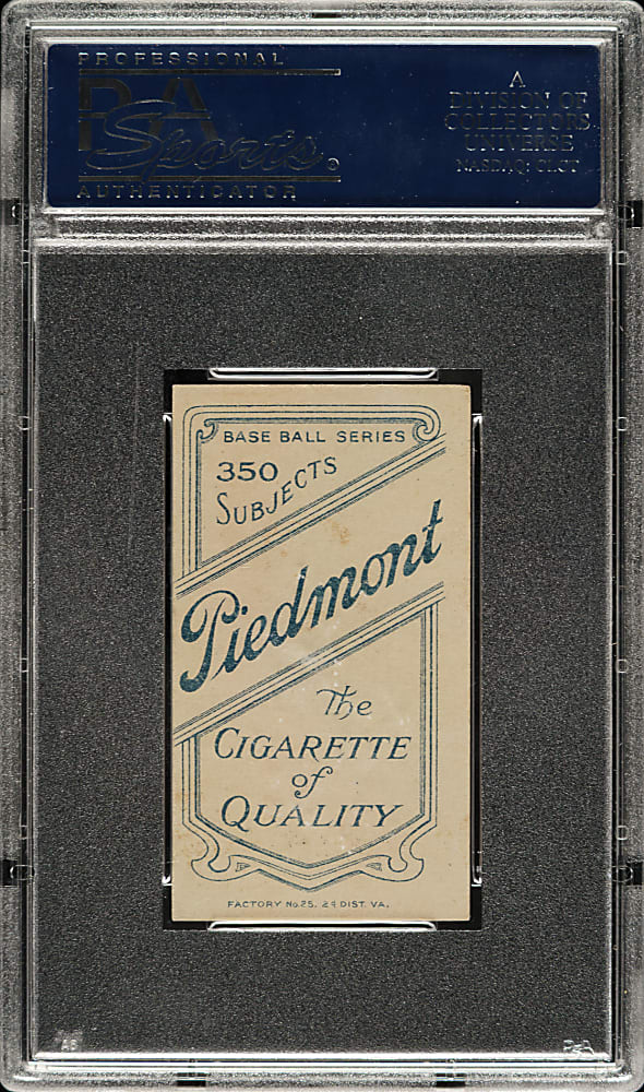 1909-1911 T206 White Border Bill Clymer PSA EX-MT 6