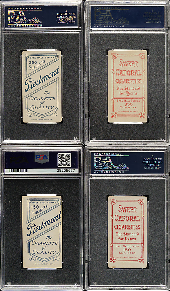 1909-1911 T206 White Border PSA VG 3 Portrait Collection (28)