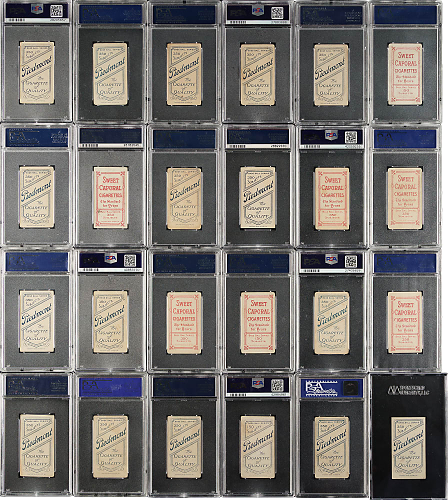 1909-1911 T206 White Border PSA VG 3 Portrait Collection (28)