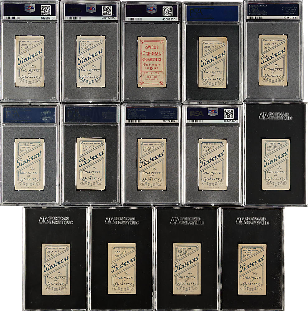 1909-1911 T206 White Border PSA VG 3 Collection (50)