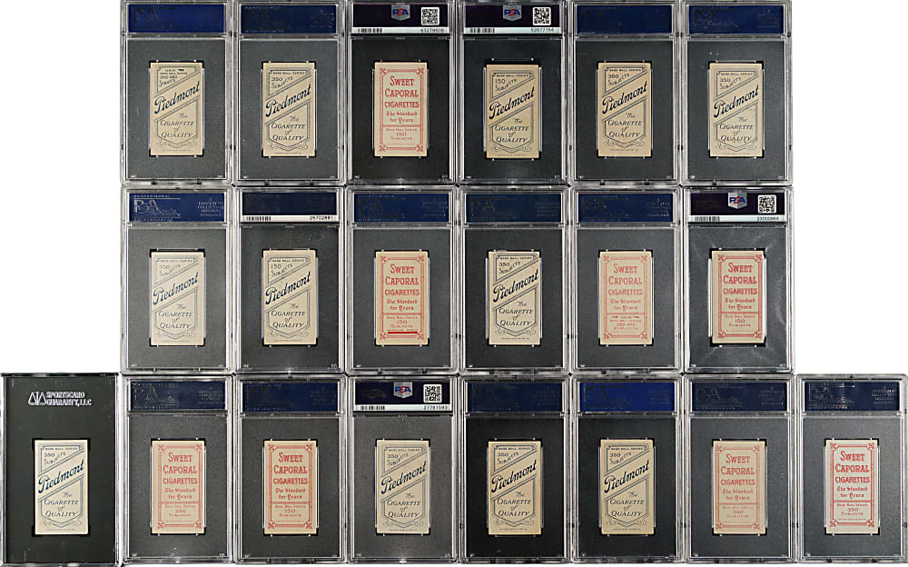 1909-1911 T206 White Border PSA VG-EX+ 4.5 Collection (24)