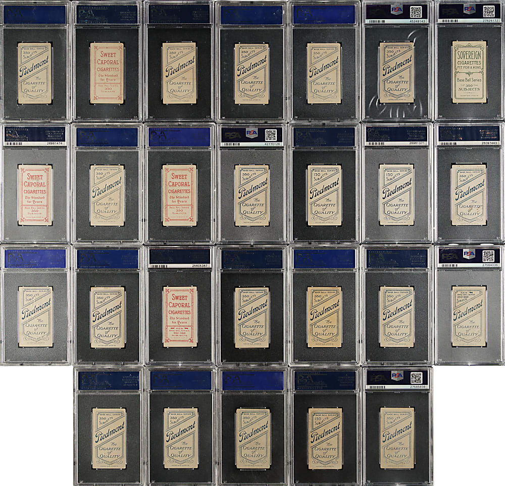 1909-1911 T206 White Border PSA VG-EX 4 Portrait Collection (30)