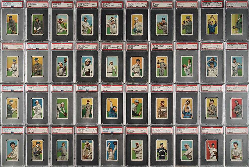 1909-1911 T206 White Border PSA VG-EX 4 Collection (61)