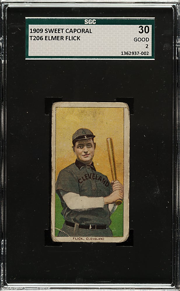 1909-1911 T206 White Border PSA- and SGC-Graded Hall of Fame Collection (5) Including Crawford, Evers, and McGraw