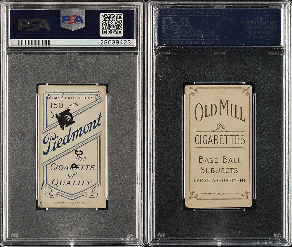 1909-1911 T206 White Border Hall of Fame Portrait PSA- and SGC-Graded Collection (6)