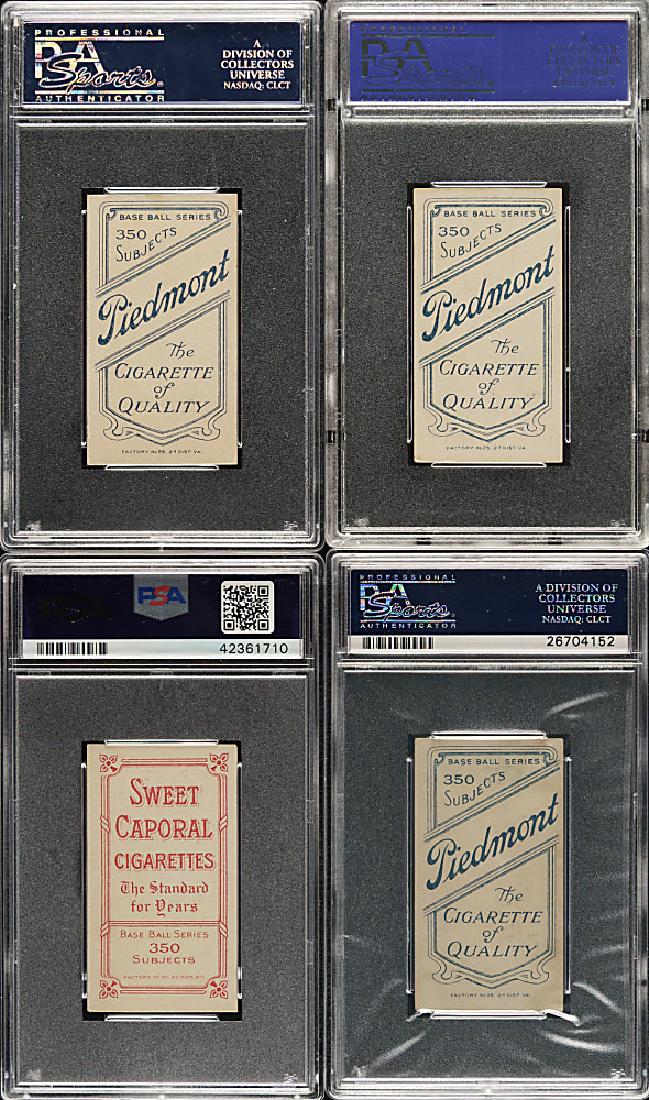 1909-1911 T206 White Border PSA EX 5 Collection (32)