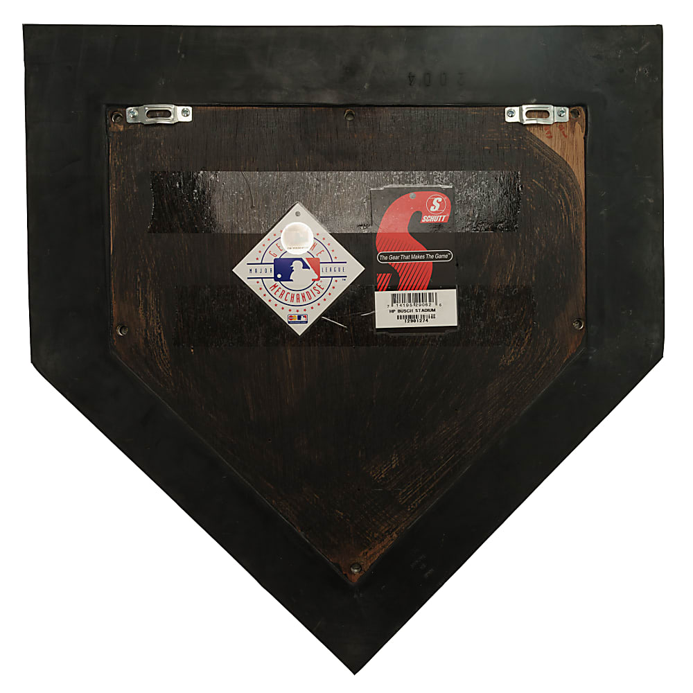 2005 St. Louis Cardinals Team-Signed Home Plate Including Pujols, Molina, Rolen, and Walker