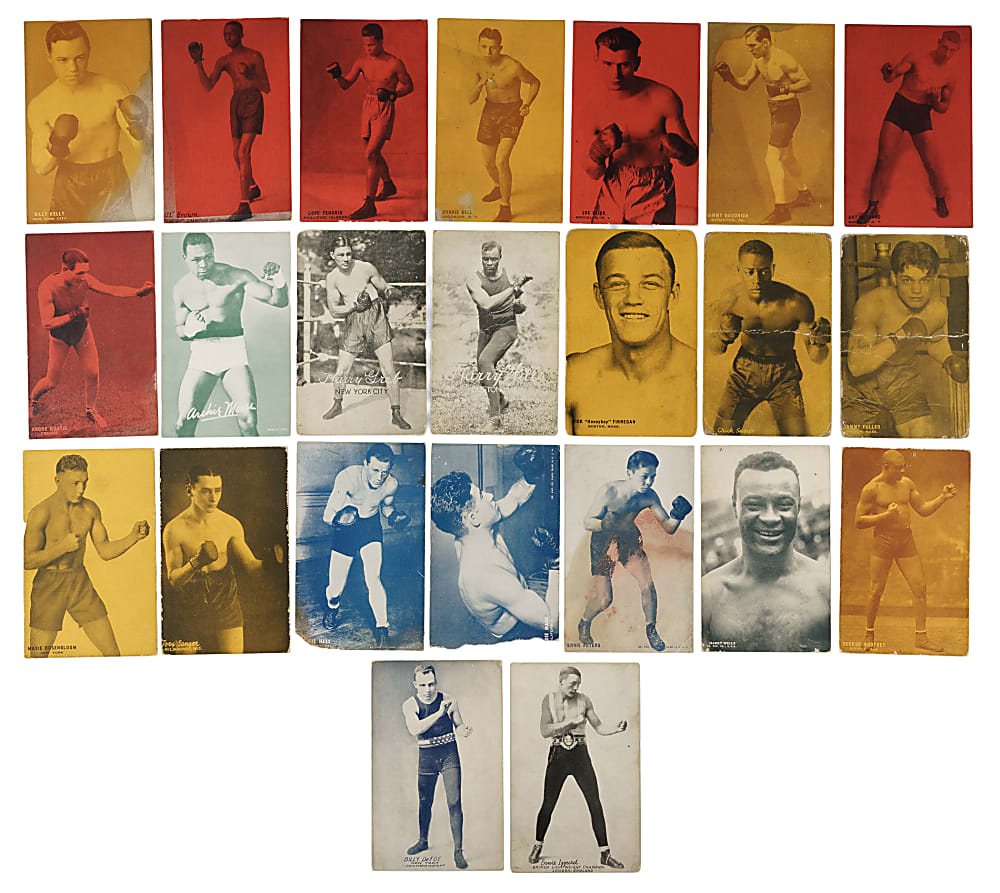 1920s to 1950s Boxing Exhibits Collection (94) Including Dempsey, Sharkey, and Tunney
