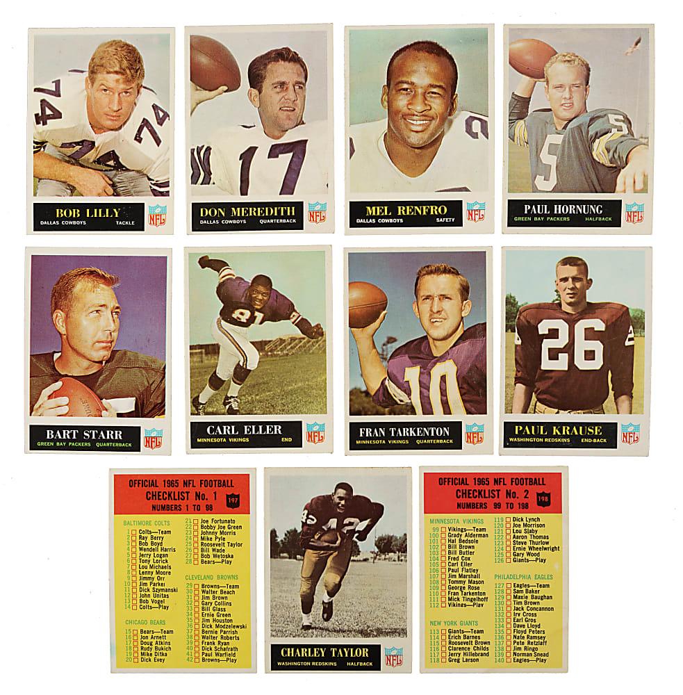 1965 Philadelphia Football Complete Set (198)