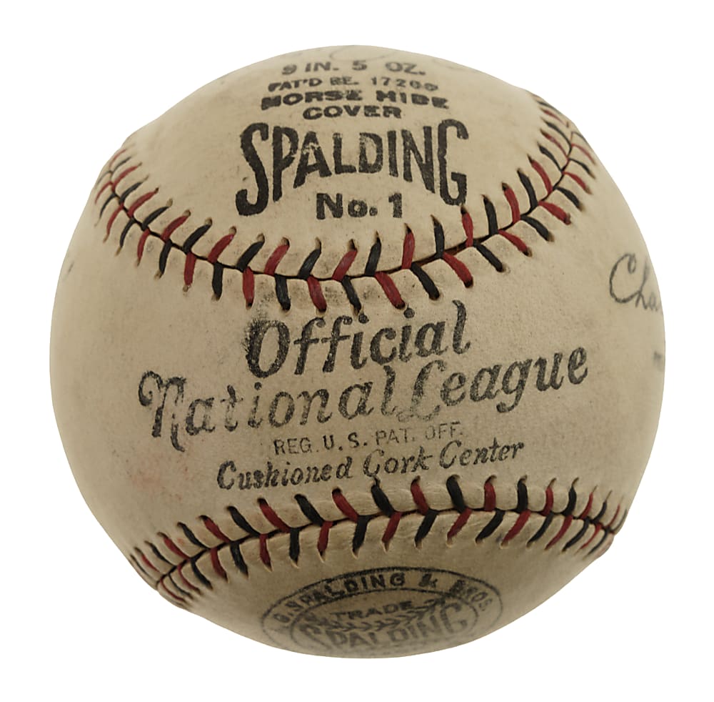 Extraordinary Babe Ruth and Lou Gehrig Dual-Signed Baseball PSA/DNA NM+ 7.5