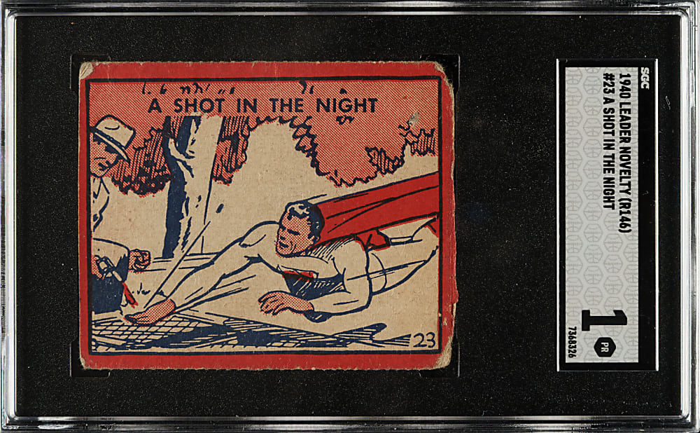 1940 R146 Leader Novelty "Superman" #23 A Shot in the Night SGC POOR 1