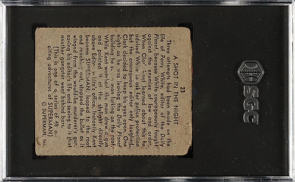 1940 R146 Leader Novelty "Superman" #23 A Shot in the Night SGC POOR 1