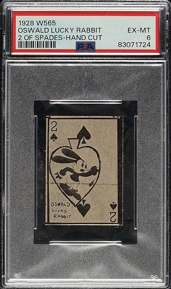 1928 W565 Oswald Lucky Rabbit PSA EX-MT 6