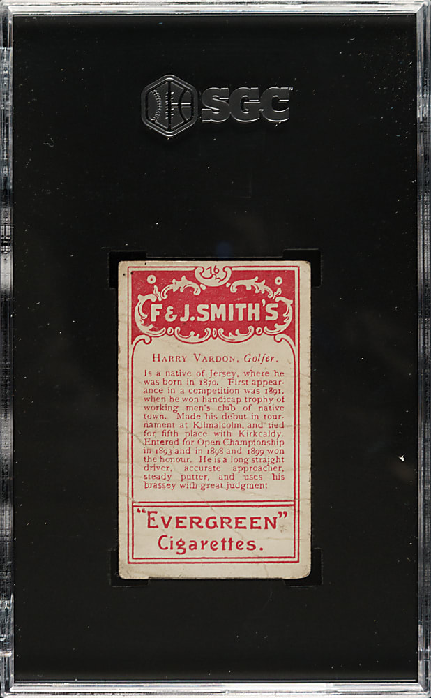 1902 F.& J. Smith Champions of Sport #16 Harry Vardon SGC POOR 1