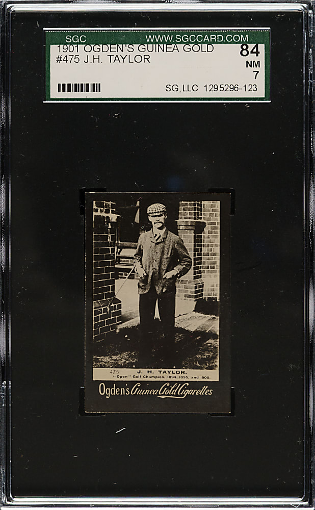 1901 Ogden's Guinea Gold #475 J. H. Taylor SGC NM 84