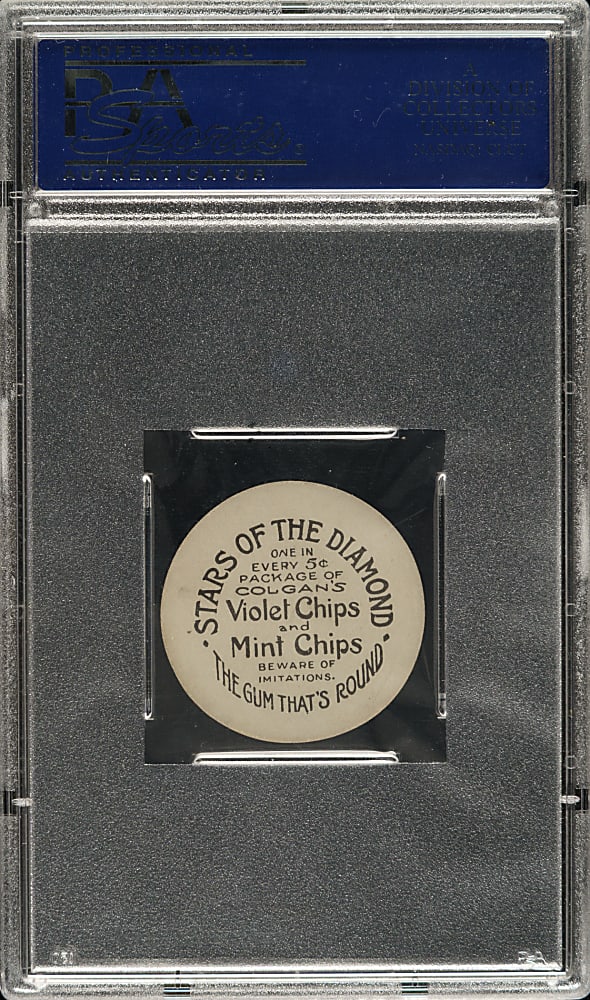 1909-1911 E254 Colgan's Chips Ty Cobb PSA EX 5
