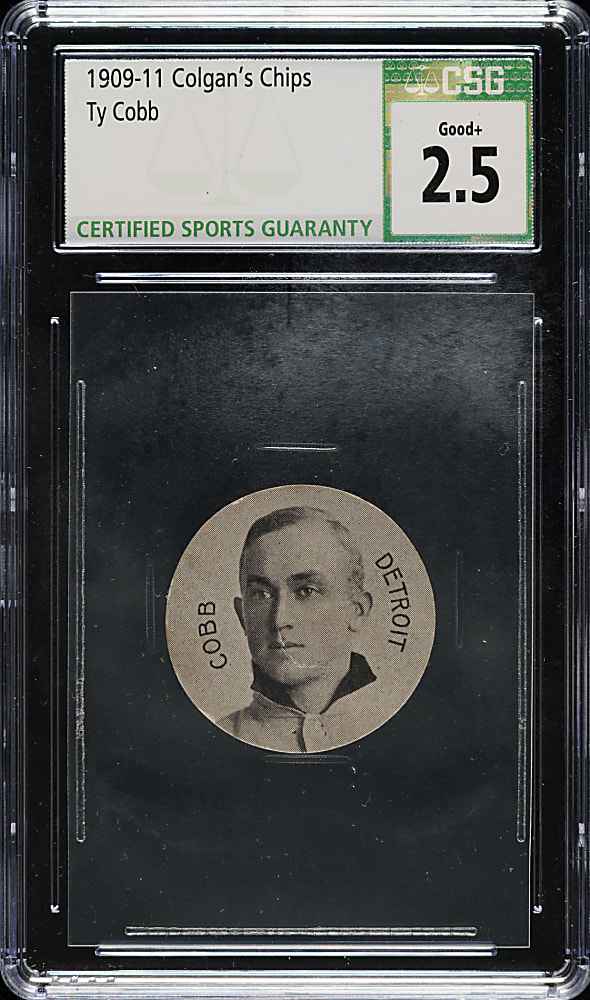 1909-1911 E254 Colgan's Chips Ty Cobb CSG GOOD+ 2.5