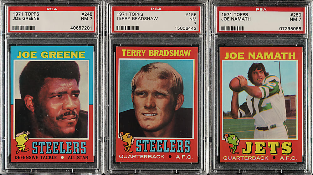 1971 Topps Football Complete Set (263): #25 PSA Set Registry (7.41 GPA)