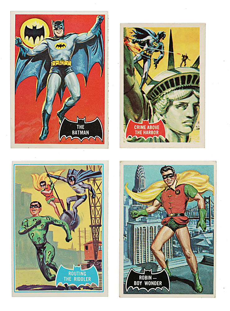 1960s Topps "Batman" Complete Set Collection (10 Sets, 447 Cards)